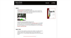 Desktop Screenshot of karenbryla.com